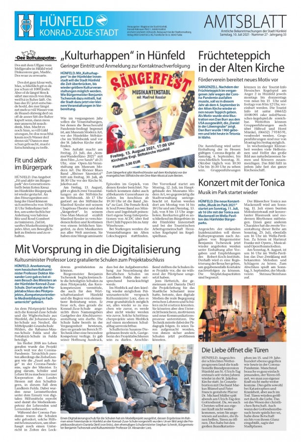Amtsblatt vom 10.7.2021